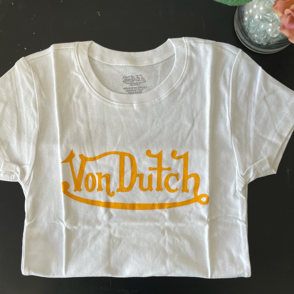 NWT Von Dutch logo tee